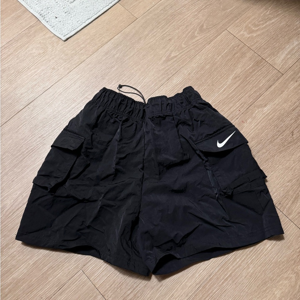Nike Black Baggy Cargo Shorts